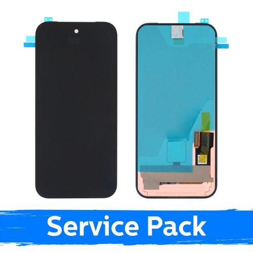 Google Pixel 9A -yhteensopiva LCD-näyttö, musta (Service Pack)