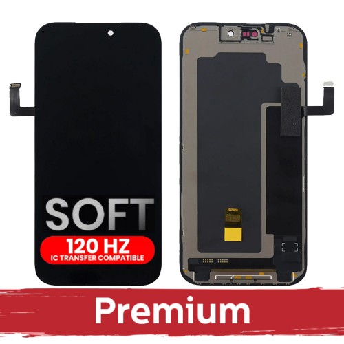 LCD Display Compatible With iPhone 17 Pro Max Black (SOFT OLED / Stable 120Hz / Premium) *Self-Diagnosable*