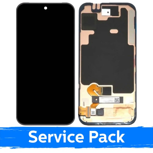 LCD Display Compatible With Google Pixel 9 Pro Black with Frame (Service Pack)