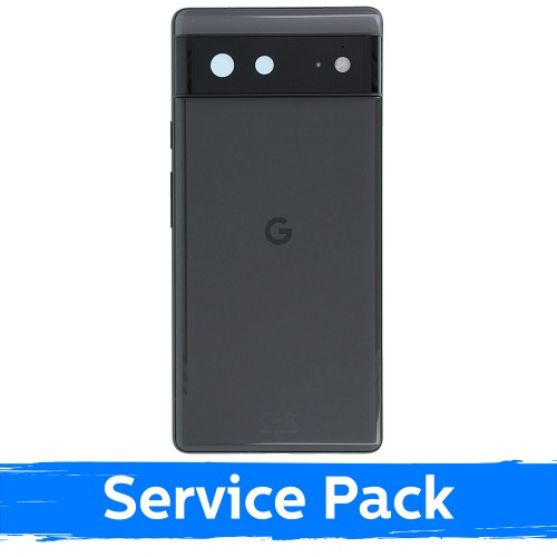 Back Cover Compatible With Google Pixel 6 / Stormy Black / (Service Pack)