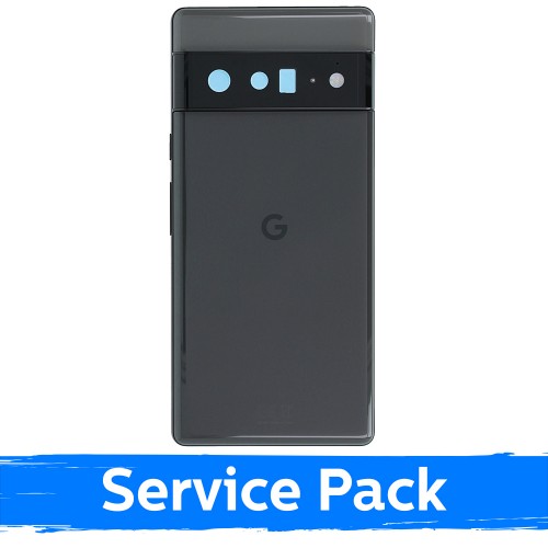Back Cover Compatible With Google Pixel 6 Pro / Stormy Black / (Service Pack)