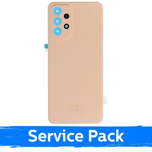 Takakansi laitteelle Samsung A236 A23 5G, Awesome Peach persikka (Service Pack)