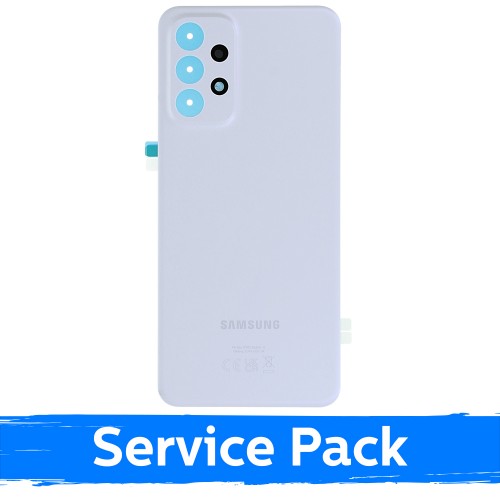 Takakansi laitteelle Samsung A236 A23 5G, Awesome White valkoinen (Service Pack)
