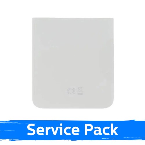 Takakansi laitteelle Samsung F761 Z Flip7 FE, valkoinen (Service Pack)