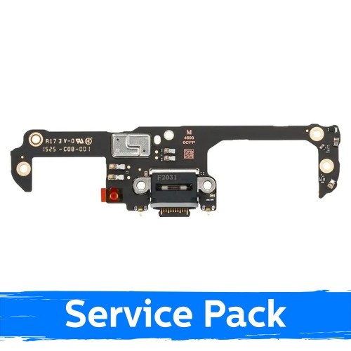 Latausliitäntä laitteelle Google Pixel 10 Pro XL joustokaapelilla / levy (Service Pack)