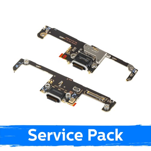 Latausliitäntä laitteelle Google Pixel 10 Pro joustokaapelilla / levy (Service Pack)