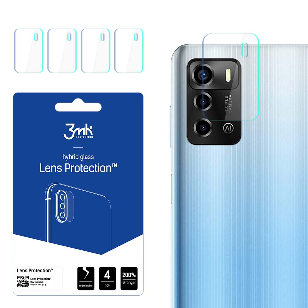 ZTE Blade A72 4G – 3mk Lens Protection kameran linssinsuoja