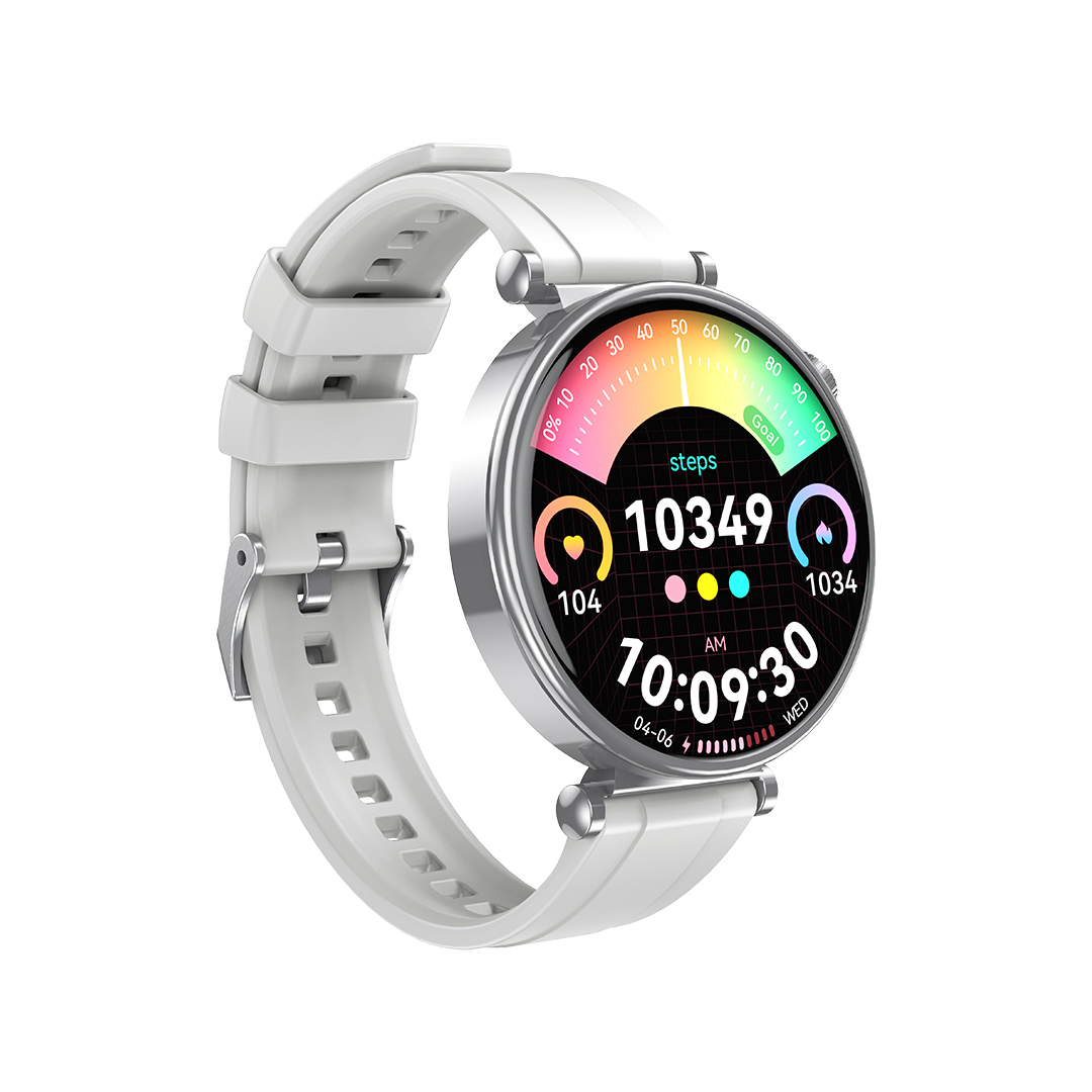 XO GT4 Mini AMOLED -älykello, hopea