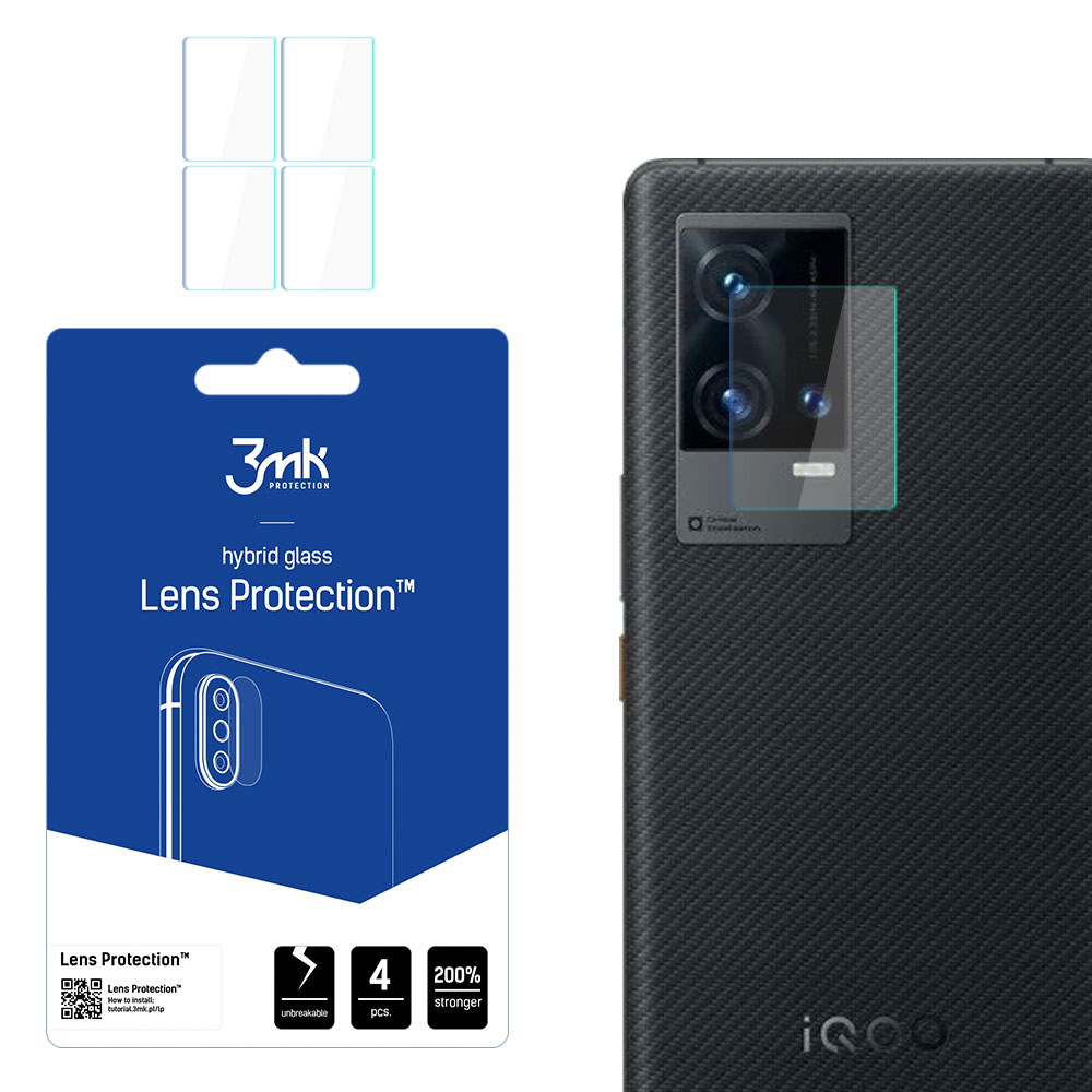 Vivo iQOO 8 Pro 5G – 3mk Lens Protection kameran linssinsuoja