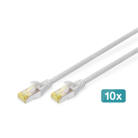 Digitus (DIGITUS CAT 6A S/FTP kytkentäkaapeli, 10 kpl)