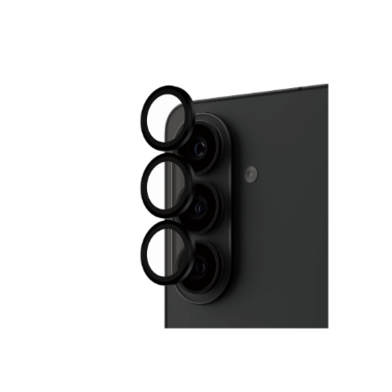 PanzerGlass Hoops kameran linssin suoja, musta, Samsung New Galaxy S26, S26 Plus, PanzerGlass