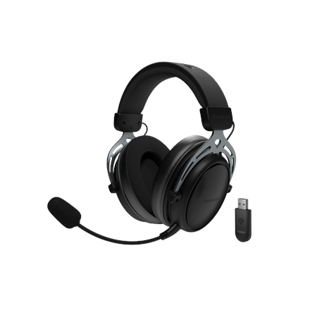 Genesis Headset Toron 706 Bluetooth, 2.4 GHz Over-ear Microphone musta