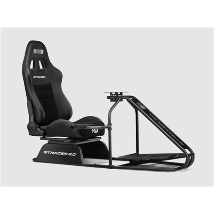 Next Level Racing GTRacer 2.0 kilpa-ajosimulaattorin ohjaamo, musta