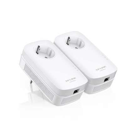 TP-LINK AV1300 Gigabit Passthrough Powerline -aloituspakkaus TL-PA8010P KIT, 1300 Mbit/s, Ethernet LAN (RJ-45) -portit: 1, ei Wi-Fitä, lisapistorasia