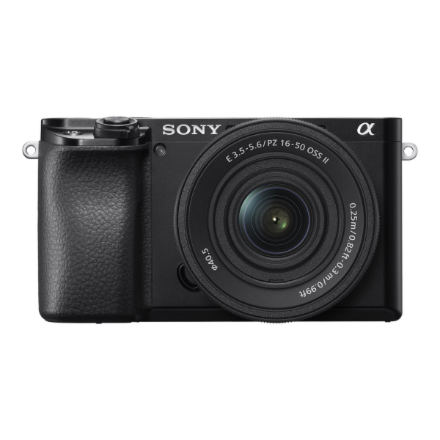 Sony (Sony ILCE-6100 peilitön kamera + 16-50mm objektiivi, musta)