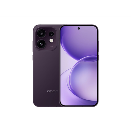 OPPO Reno16 5G (CPH2865) Violetinmusta 6.32 " AMOLED 2640 x 1216 pikseliä Qualcomm Snapdragon 7 Gen 4 Sisäinen RAM 8 GB 256 GB Kaksi SIM-korttia 5G Pääkameran resoluutio 50+50+50 MP Toissijaisen kameran resoluutio 50 MP Android 16