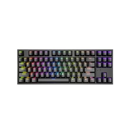 Genesis THOR 404 TKL Mechanical Gaming Keyboard Wired US Gateron Yellow Pro Black RGB