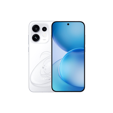 OPPO Reno16 5G (CPH2865) Kirkkaanvalkoinen 6.32 " AMOLED 2640 x 1216 pikseliä Qualcomm Snapdragon 7 Gen 4 Sisäinen RAM 8 GB 256 GB Kaksi SIM-korttia 5G Pääkameran resoluutio 50+50+50 MP Toissijaisen kameran resoluutio 50 MP Android 16