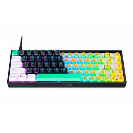 Razer Reclusa X Mini 65% Mekaaninen Pelinäppäimistö Langallinen US Razer Mechanical Switches Gen-3 (Tuntopalaute) Musta