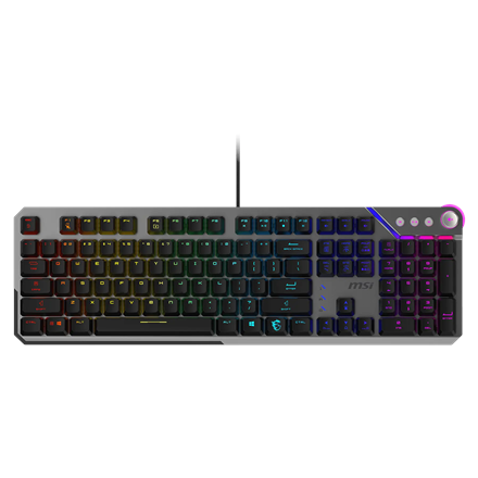 MSI STRIKE 600 V2 SILENT pelinäppäimistö, langallinen, US, mekaaninen – hiljainen