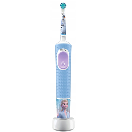 Oral-B sähköhammasharja Vitality PRO Kids Frozen, ladattava, lapsille, mukana tulevien harjaspäiden määrä 1, hampaiden puhdistustilojen määrä 2, sininen