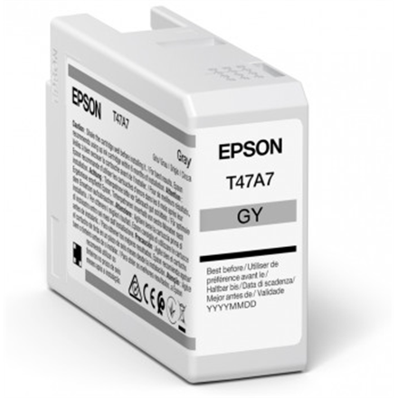 Epson T47A7 UltraChrome Pro 10, 50 ml mustekasetti, harmaa