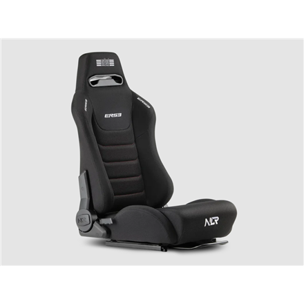 Next Level Racing ERS3 Elite kangas- ja verkkomalli, kallistettava istuin, SIMAERO-verkkokangas, musta