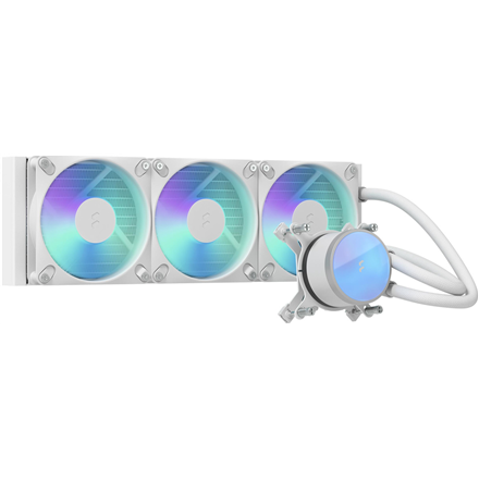 Fractal Design -nestejäähdytys Radius 360 RGB, valkoinen, Intel, AMD