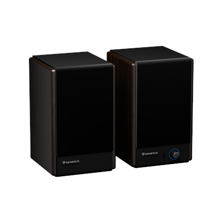 Genesis Arsen 402BT 2.0-kaiutinjärjestelmä, 60 W, Bluetooth, langaton yhteys, ruskea