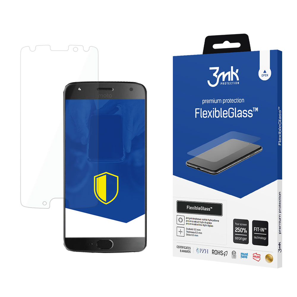 Motorola Moto X4 – 3mk FlexibleGlass puhelimen näytönsuoja