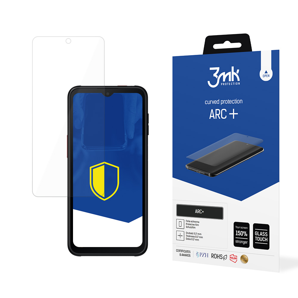 Samsung Galaxy XCover 6 Pro – 3mk ARC+ puhelimen näytönsuoja