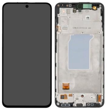 Samsung A276 A27 5G LCD-näyttö kosketusnäytöllä ja kehyksellä, musta, alkuperäinen (huoltopakkaus)