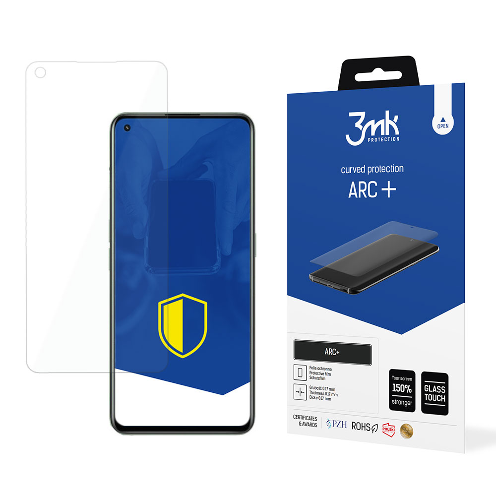 Realme GT 2 5G – 3mk ARC+ puhelimen näytönsuoja