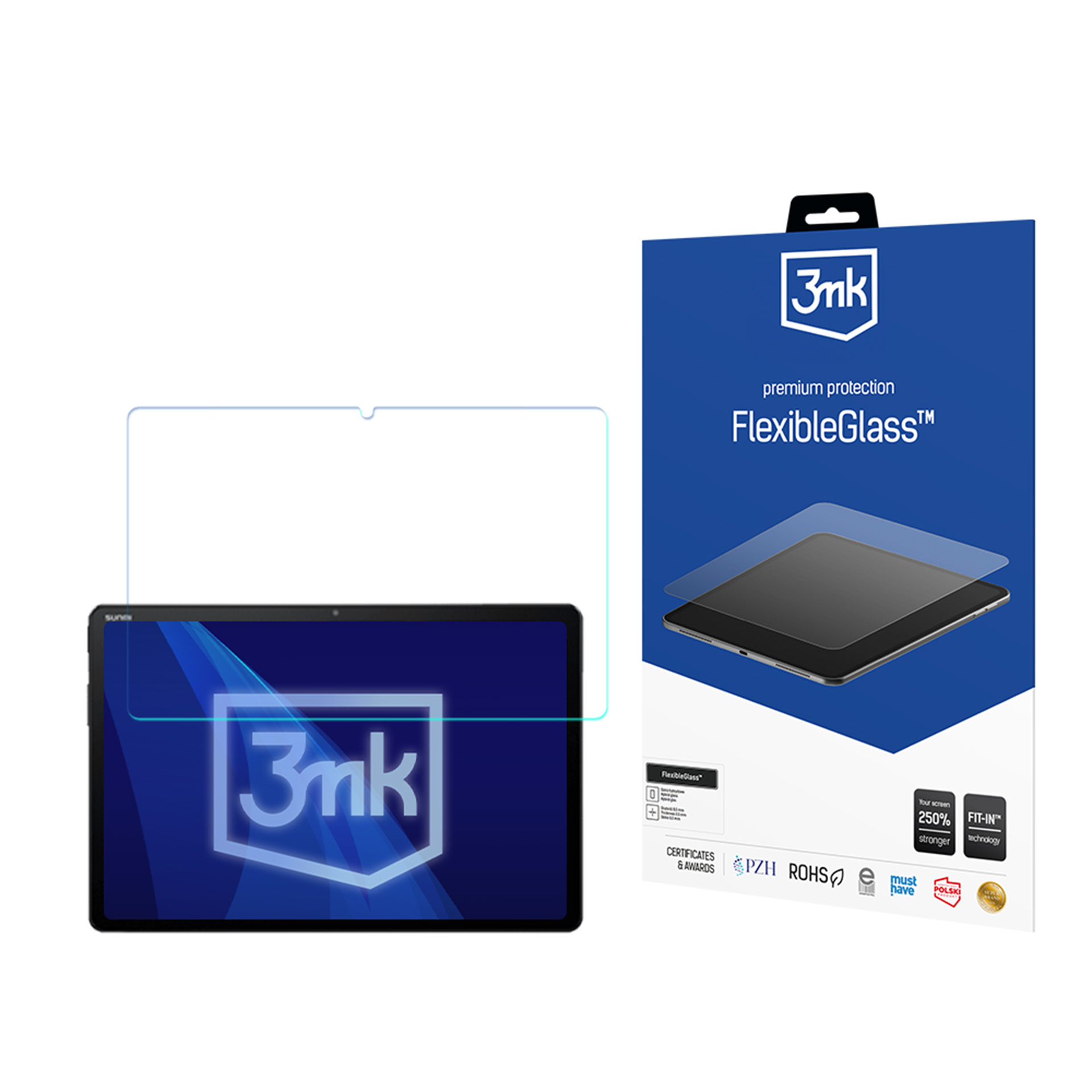 SUNMI Cpad 11 – 3mk FlexibleGlass (enintään 13") tabletin näytönsuoja