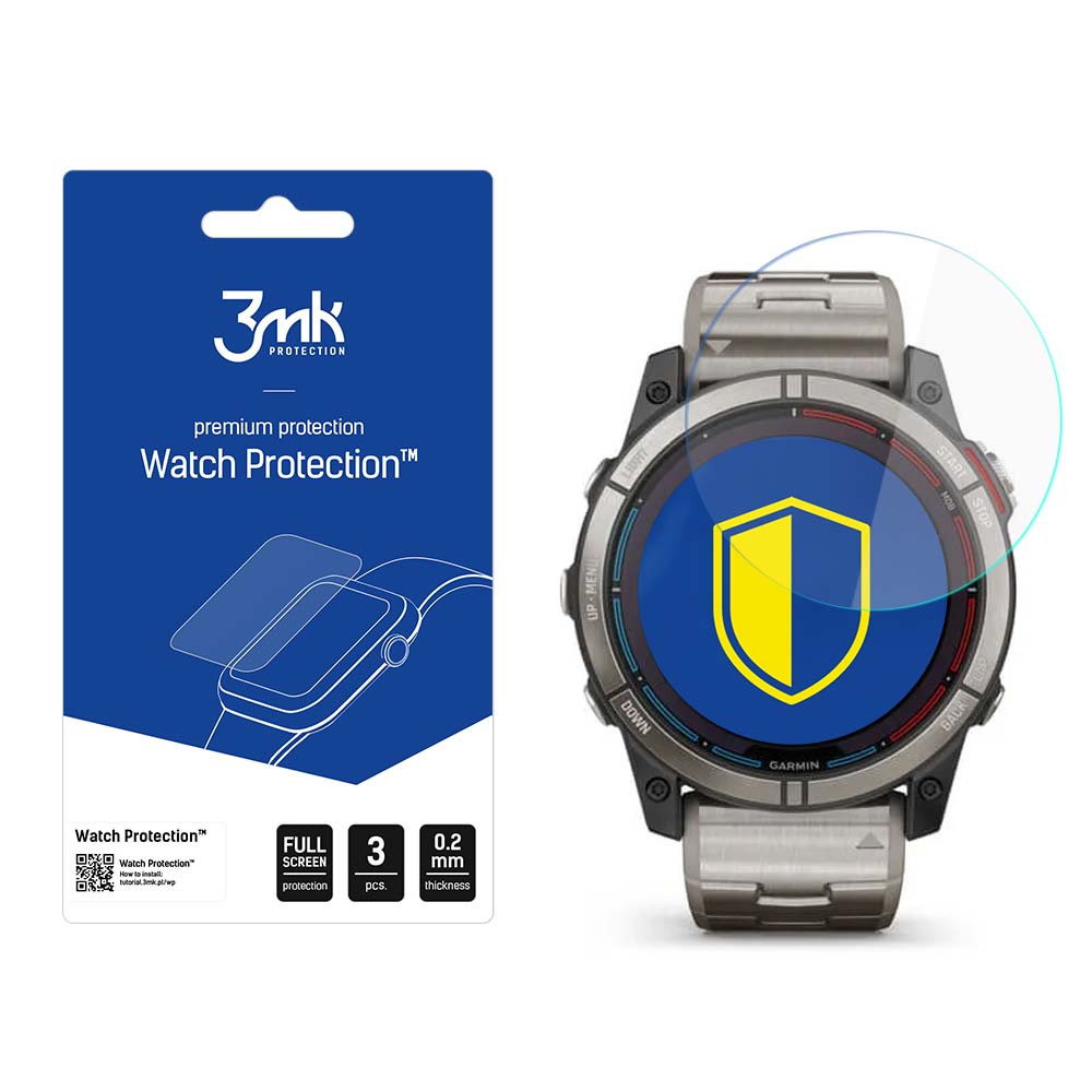 3mk Watch Protection FlexibleGlass hybridilasi Garmin Quatix 7X