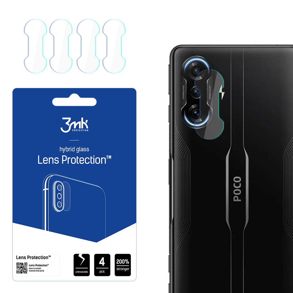 Xiaomi POCO F3 GT 5G – 3mk Lens Protection kameran linssinsuoja