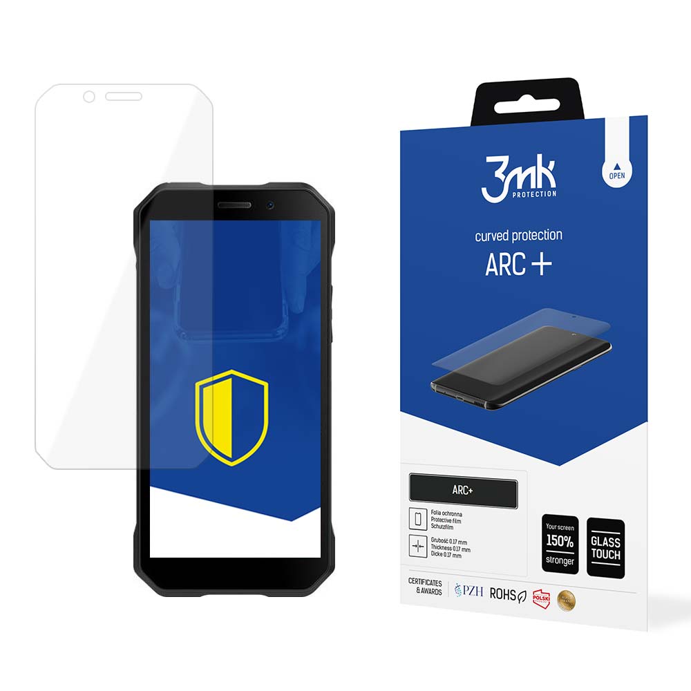 Doogee S61 – 3mk ARC+ puhelimen näytönsuoja