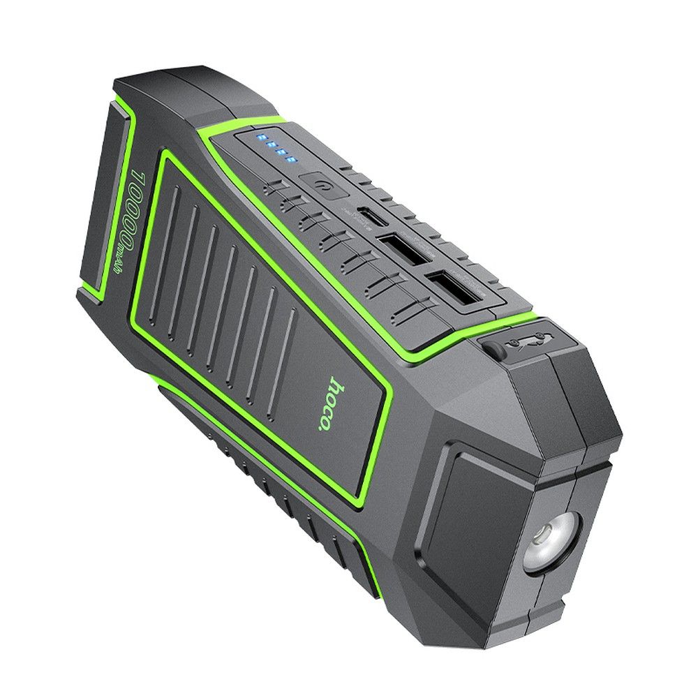 Varavirtalähde (f) Hoco 10000 mAh 3A QS1 auton apukäynnistimellä musta