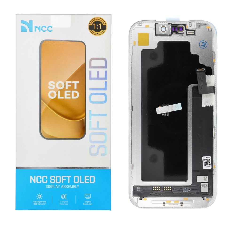 NCC Soft OLED -näyttömoduuli iPhone 17 PRO -puhelimelle, 120 Hz (tukee IC-piirin siirtoa)