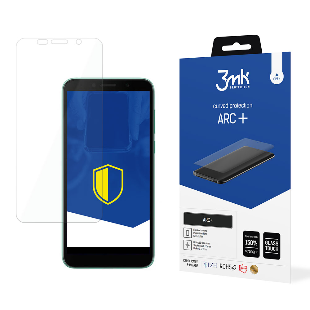 Huawei Y5p – 3mk ARC+ puhelimen näytönsuoja