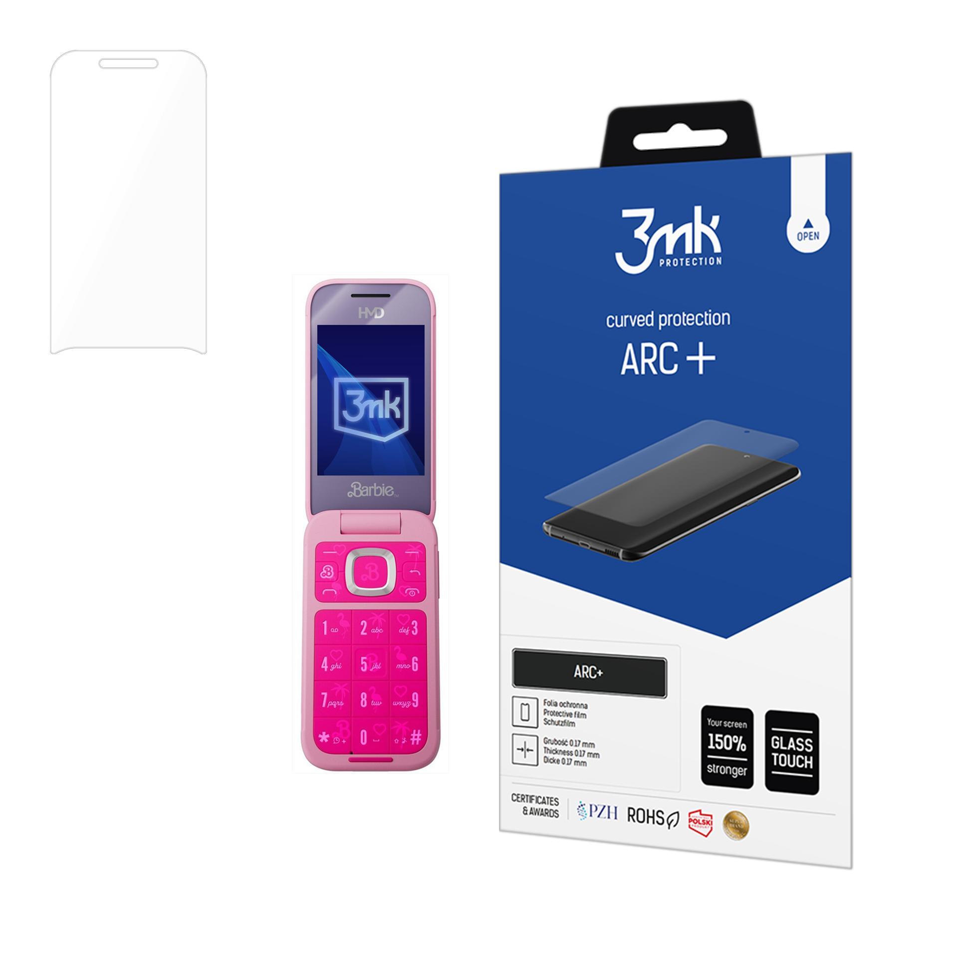 HMD Barbie Phone – 3mk ARC+ puhelimen näytönsuoja