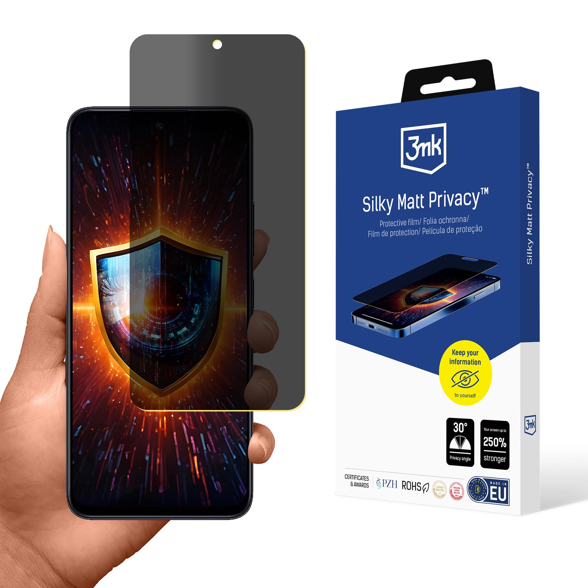 Xiaomi 12 – 3mk Silky Matt Privacy tietosuojakalvo