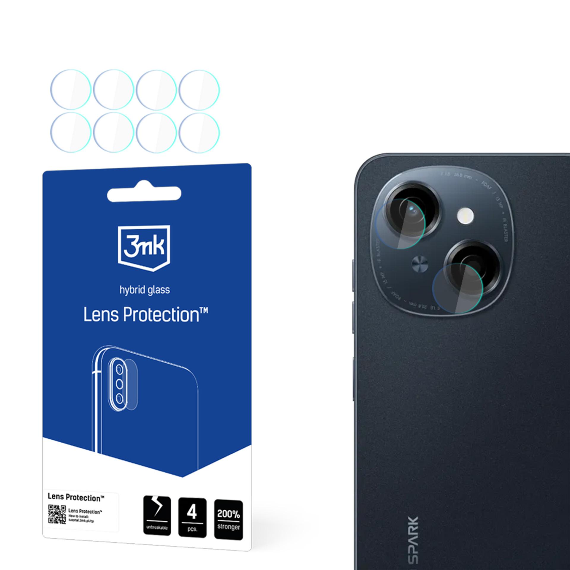 Tecno Spark Go 1 / Go 1s / Pop 9 – 3mk Lens Protection kameran linssinsuoja