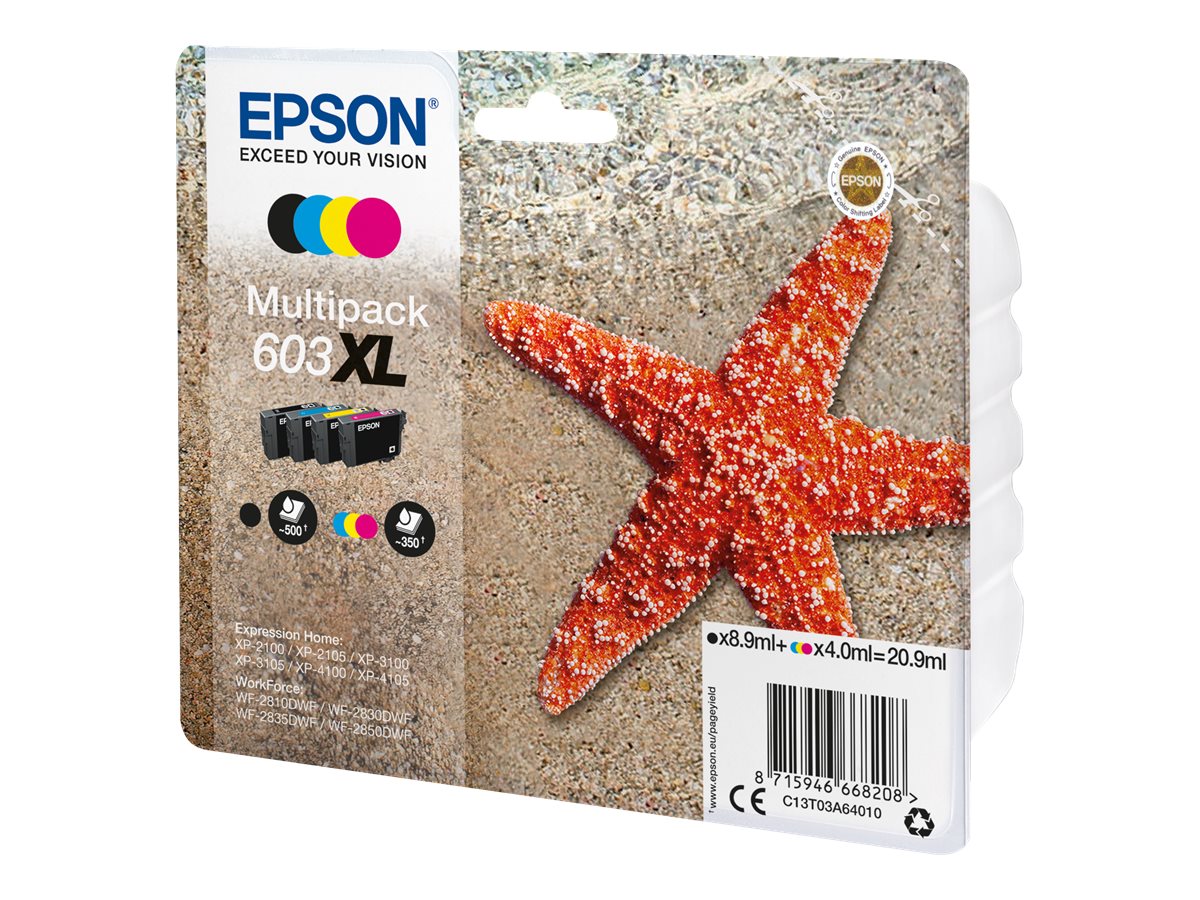 Epson 603XL C13T03A64010 4 värin mustekasettipakkaus