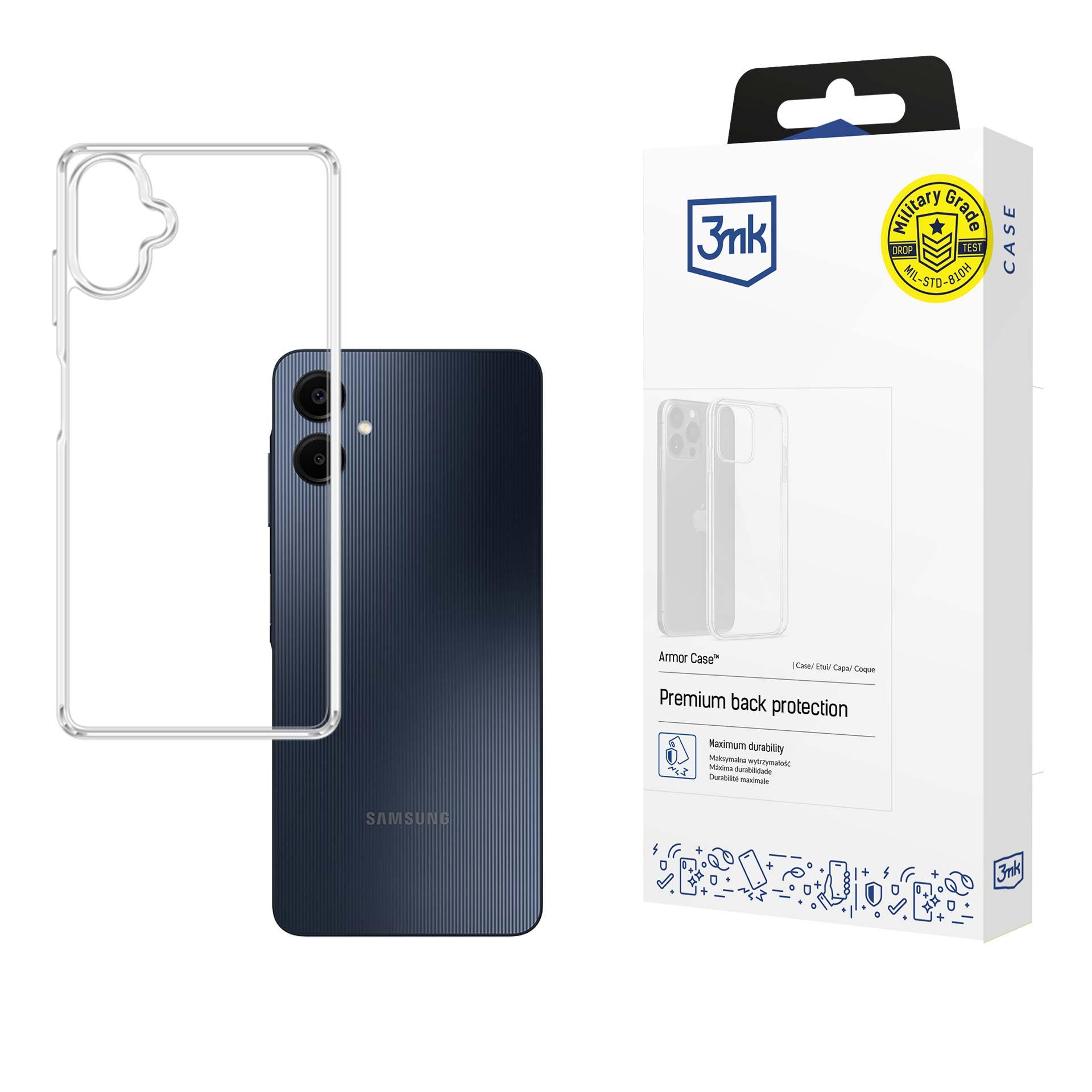 3mk Armor Case Samsung Galaxy A06:lle - Läpinäkyvä