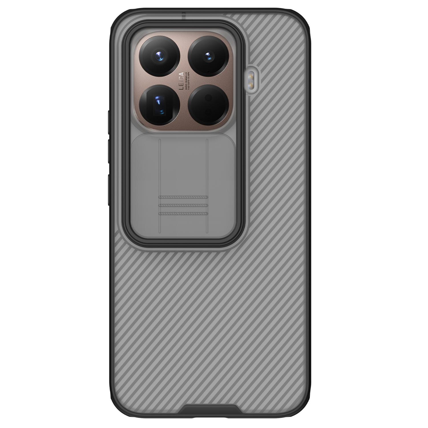 Nillkin CamShield Pro -suojakuori Xiaomi 15T Pro -mallille, läpikuultava musta