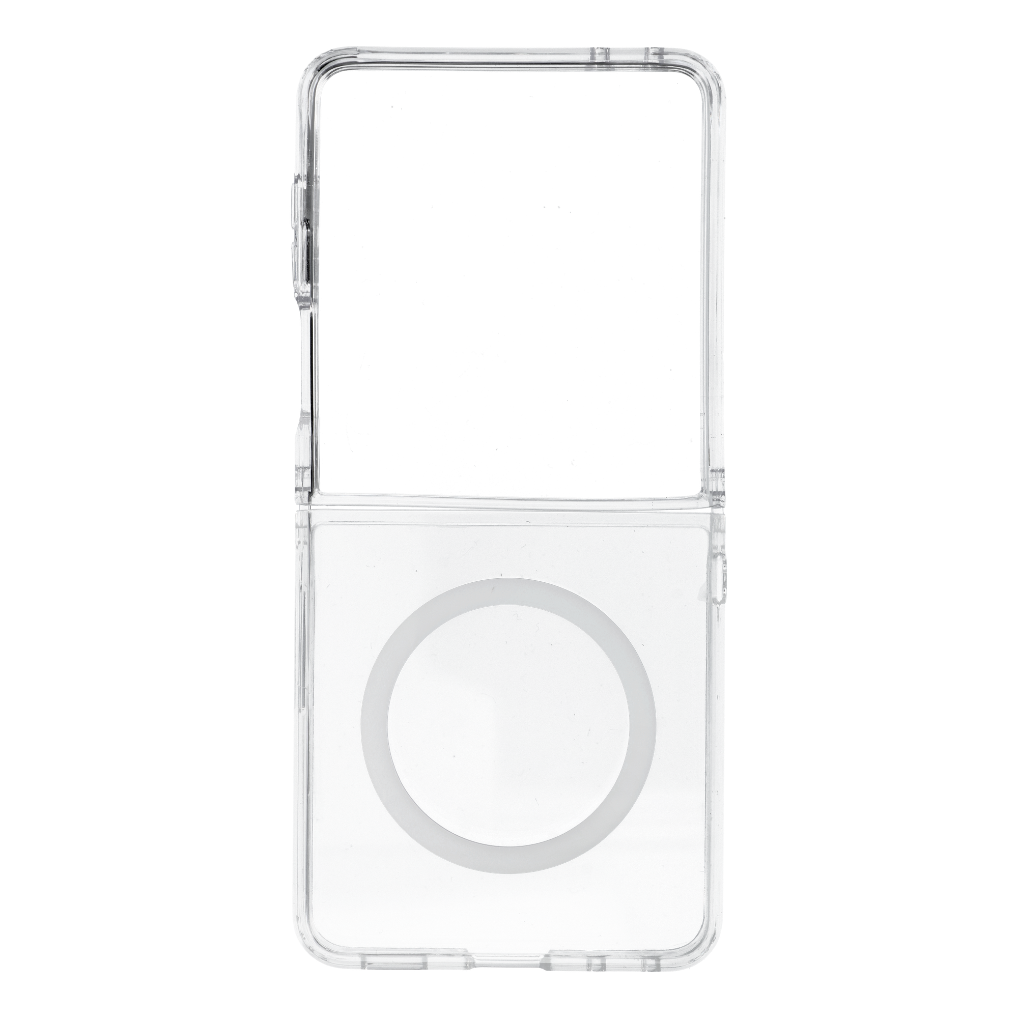 Läpinäkyvä 4sF-S Clear -suojakuori MagSafe-tuella Samsung Galaxy Z Flip8 -mallille