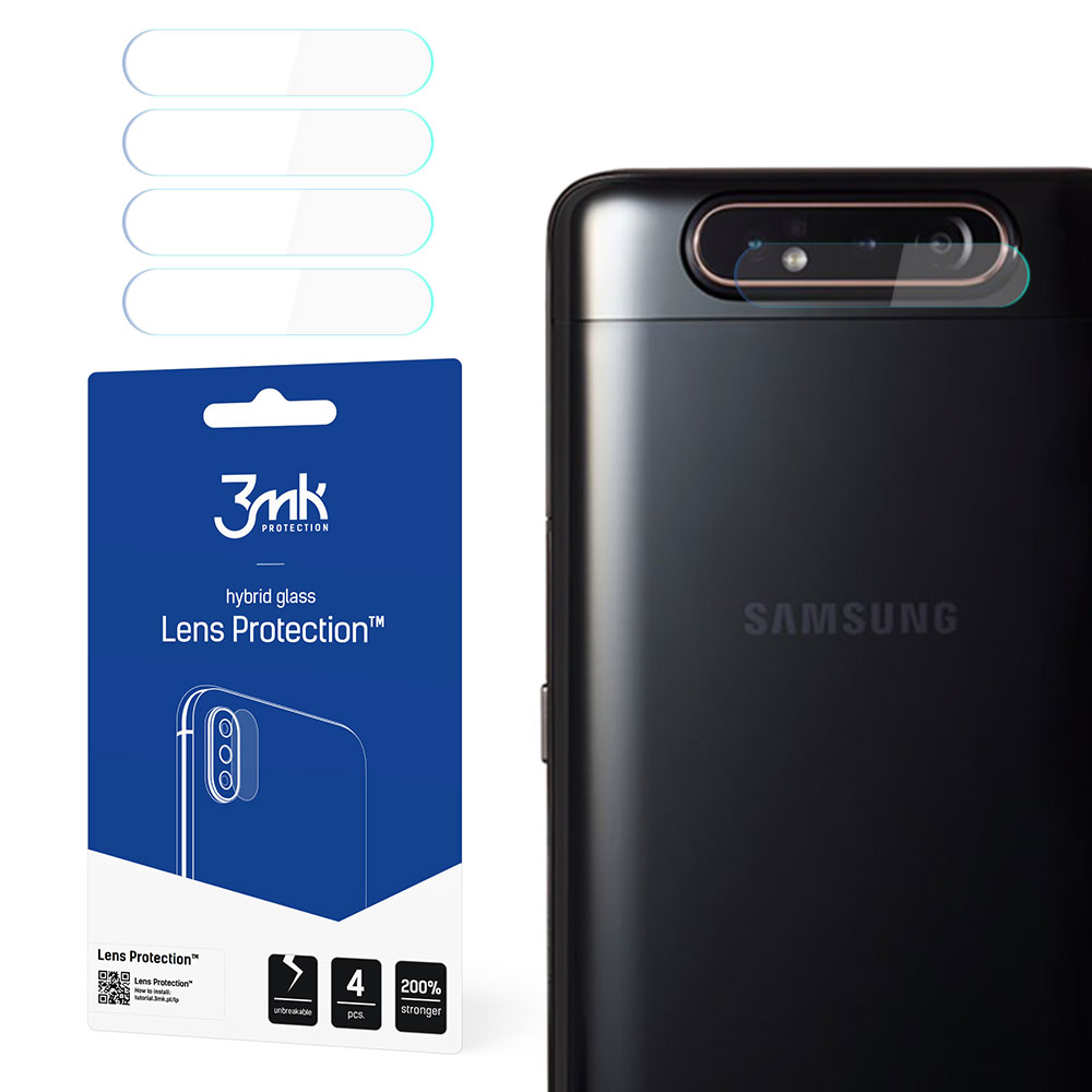 Samsung Galaxy A80 – 3mk Lens Protection kameran linssinsuoja