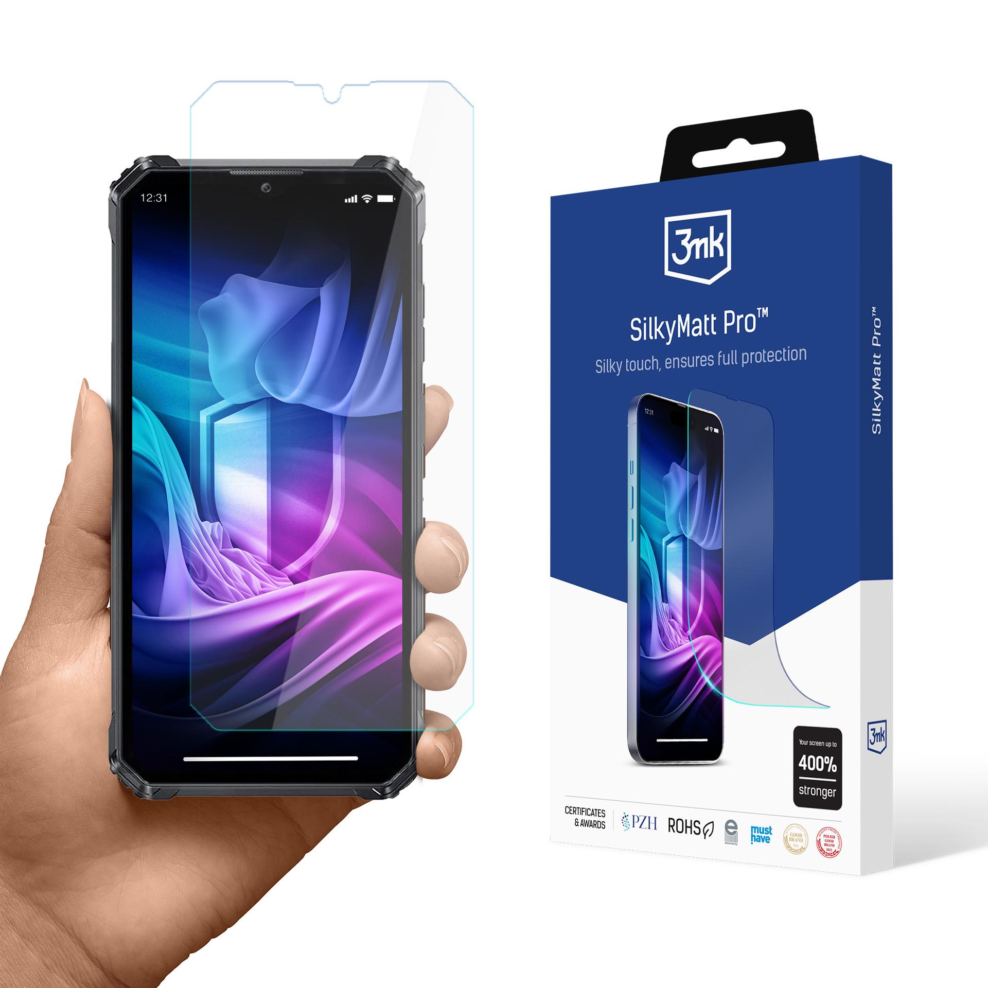 Oukitel G1 – 3mk Silky Matt Pro puhelimen näytönsuoja