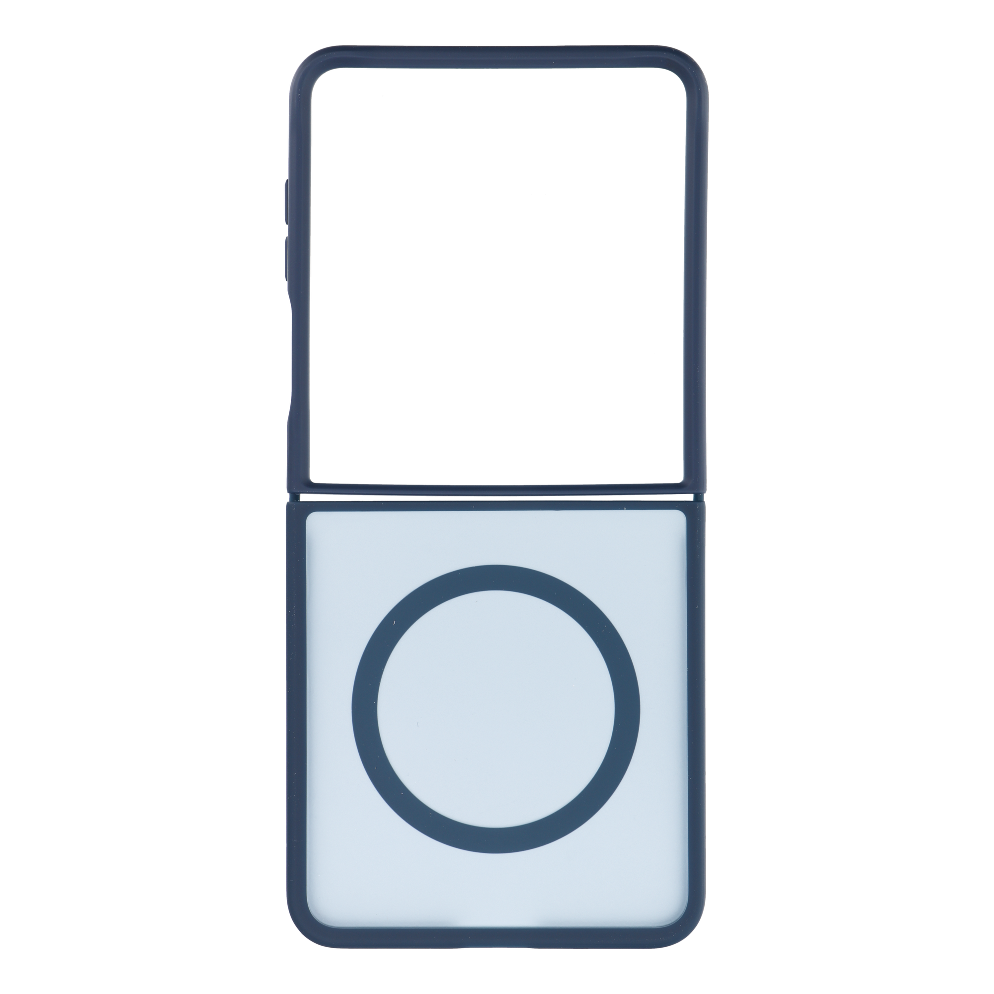 Tummansininen 4sF-S Acrylic -suojakuori MagSafe-tuella Samsung Galaxy Z Flip8 -mallille
